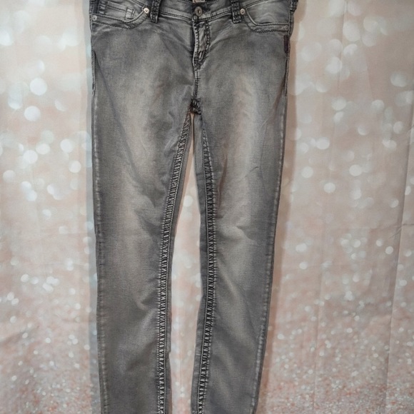 Silver Pixie super skinny faded gray jeans 32 x 31 - Picture 2 of 7
